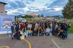 Young People Gathering Wallpaper