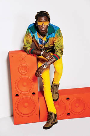 Young Thug For Gq Wallpaper