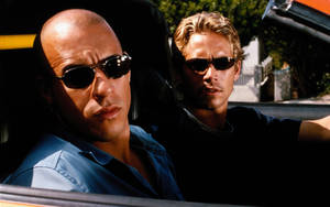 Young Vin Diesel Paul Walker Wallpaper