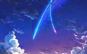 Your Name Falling Comet Tiamat Wallpaper