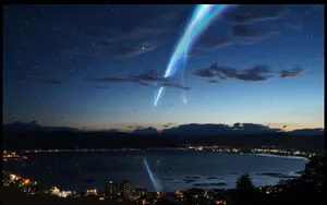 Your Name Itomori Town And The Comet Wallpaper