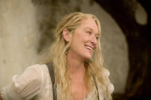 Youthful Image Of Meryl Streep Wallpaper