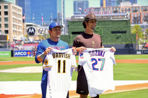 Yu Darvish And Ichiro Suzuki Wallpaper