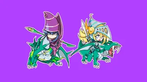 Yugioh Chibi Dragon Knights Wallpaper