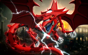 Yugioh Slifer Dragon 3d Wallpaper