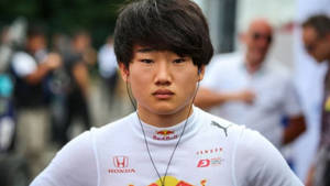 Yuki Tsunoda Red Bull Loog Wallpaper