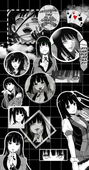 Yumeko Gambling Collage Anime Wallpaper