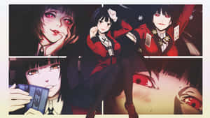 Yumeko Jabami Collage Kakegurui Wallpaper