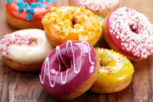 Yummy Donuts Wallpaper