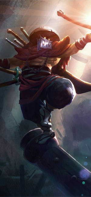 Yurnero The Juggernaut Dota 2 Iphone Wallpaper