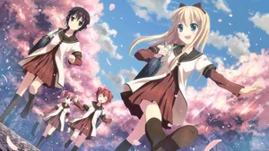 Yuru Yuri Anime Lesbian Wallpaper