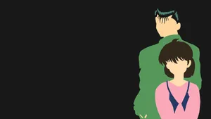 Yusuke And Keiko Of Yuyu Hakusho Wallpaper