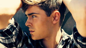 Zac Efron Side View Wallpaper