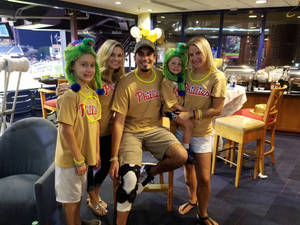 Zach Eflin With Cancer Kids Wallpaper