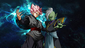 Zamasu And Super Saiyan Rose Goku Wallpaper