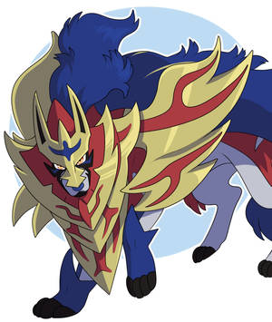 Zamazenta Staring At Viewer Wallpaper