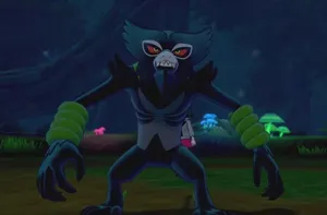 Zarude In Forest Night-time Wallpaper