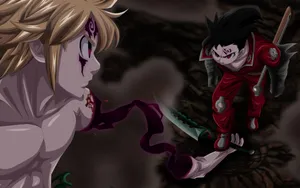 Zeldris Against Melodias Wallpaper