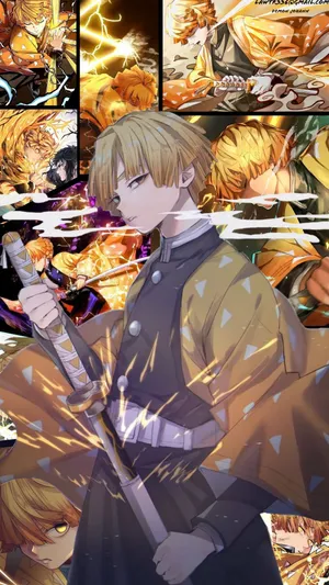 Zenitsu Art Collection Wallpaper