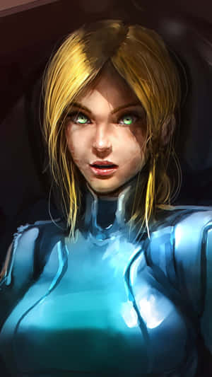 Zero Suit Samus Takes On Her Next Adventure Wallpaper