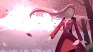 Zero Two And Cherry Blossoms Wallpaper