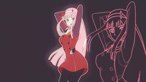 Zero Two Anime Dance Wallpaper