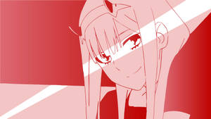 Zero Two Red Poster Wallpaper