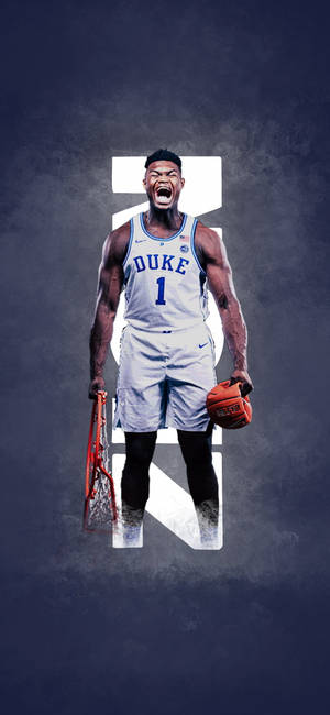 Zion Williamson Duke Player Wallpaper