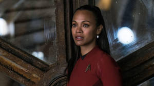 Zoe Saldana Star Trek Beyond Wallpaper