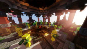 Zombies Minecraft Hd Wallpaper