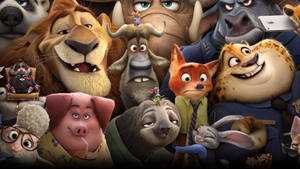 Zootopia Animal Family Wallpaper