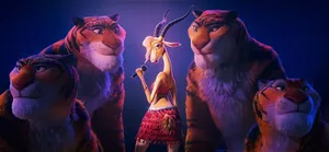 Zootopia Gazelle And Tiger Dancers Ultrawide 4k Wallpaper