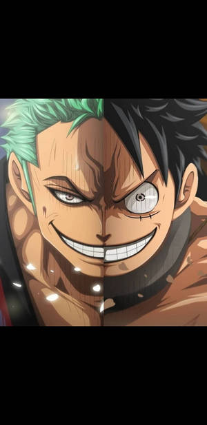 Zorro And Luffy Smile Wallpaper