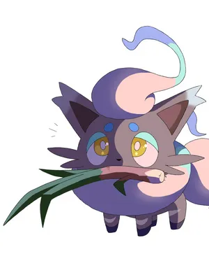 Zorua Carrying A Stick Wallpaper